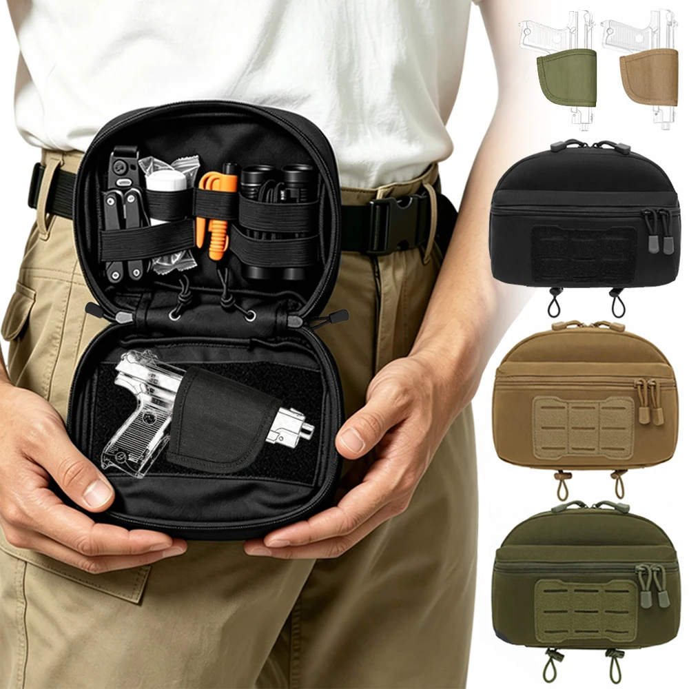 Edc Concealed Carry Fanny Pack - 전술용 권총 보관 가방, 은닉 휴대용