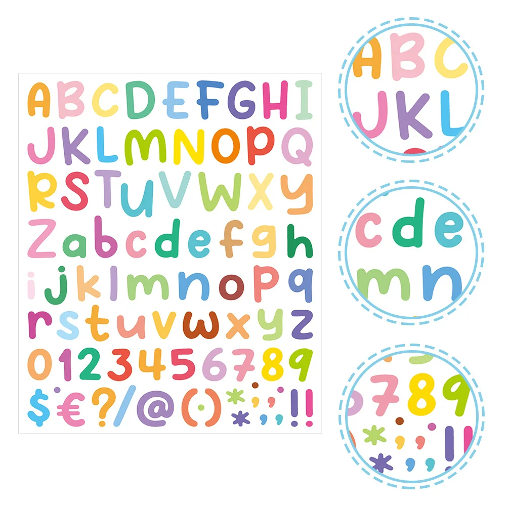 

Alphabet Stickers Number Letter Decals For Diy Crafts Scrapbooking Water Bottle Phone Case Envelope Gift Box Folder Label
