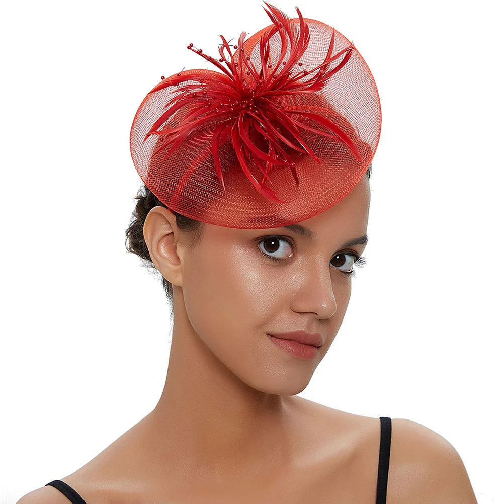 1 個のヘッドウェアバンド人工エレガントなクリップパーティーダンスパフォーマンス用弓ヘアクラスプヘアアクセサリー