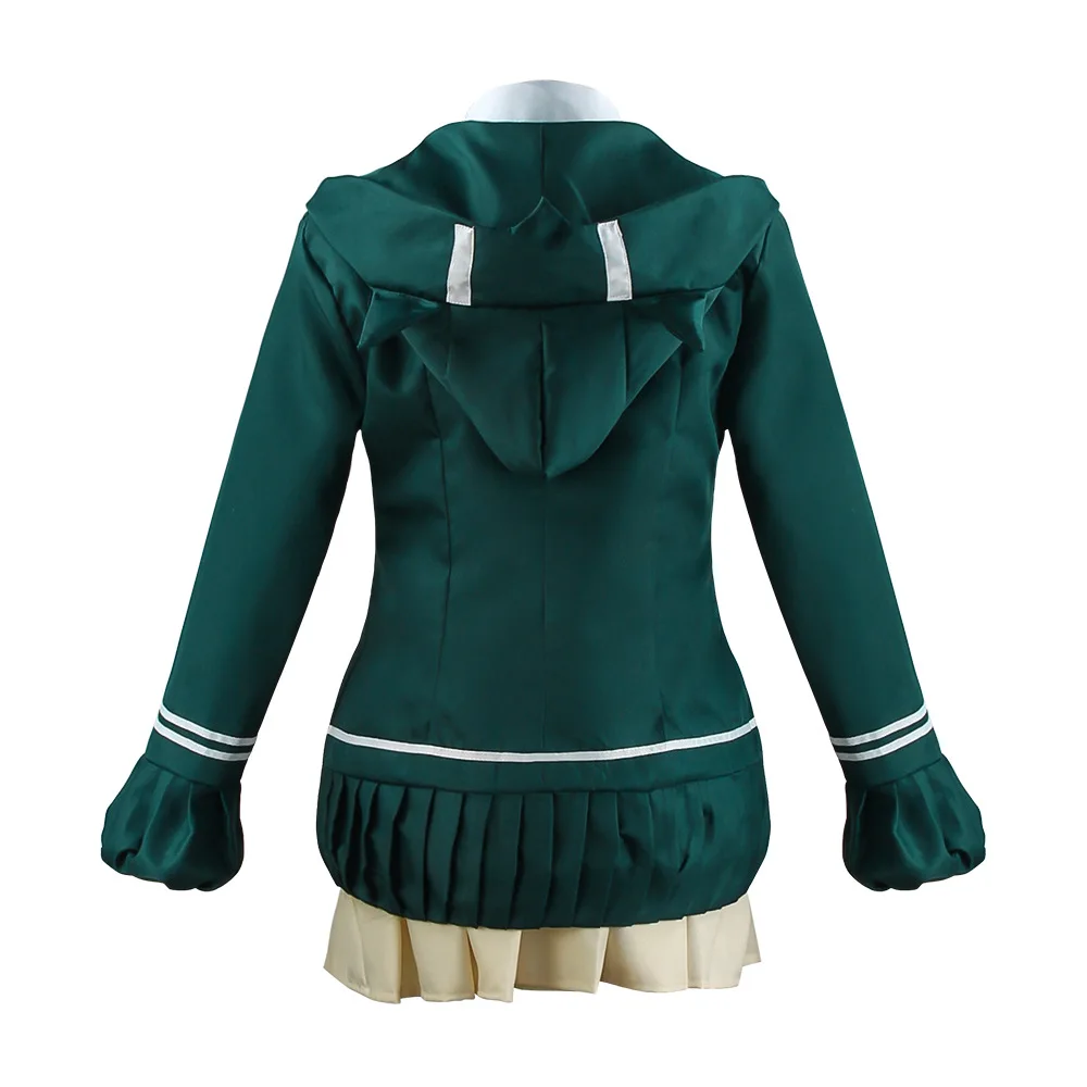 Anime DanganRonpa Nanami ChiaKi Cosplay Costume Women Halloween Party Jacket Shirt Skirt Super Dangan Ronpa School Uniform Sets