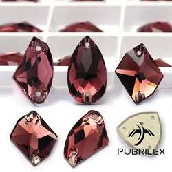 Burgundy Drop Cosmic Galactic Sewing K9 Crystal Needlework Glass Rhinestones Gymnastic Wedding Dress DIY Jewelry Gems Decoration