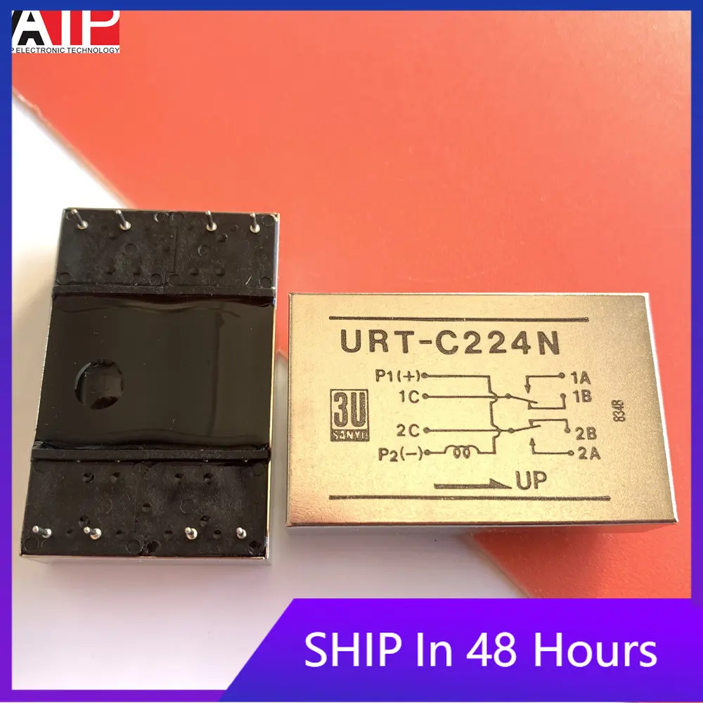 

1PCS original imported spot URT-C224N dry spring relay 24V large iron shell relay module genuine welcome to consult and order.