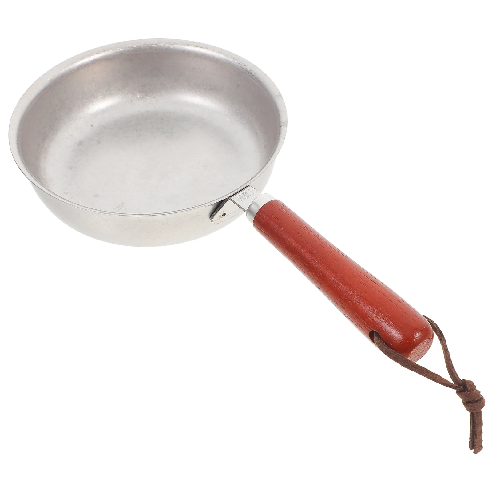 

1pc Butter Mini Non-stick Pan Small Cooking Pot Fryer Egg Warmer Sauce Pan Stainless Steel Material Kitchen Gadgets