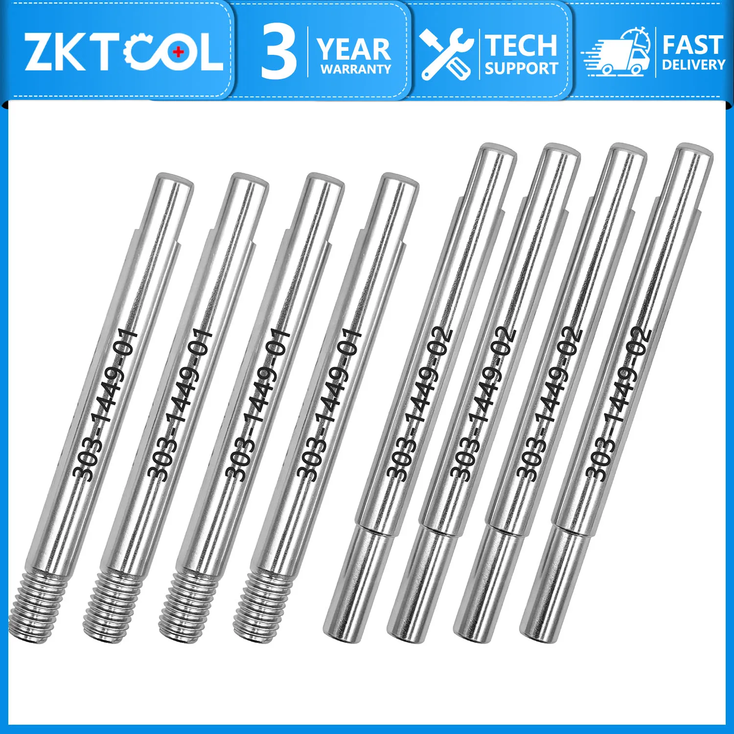 

8PCS Supercharger Installation Tool for Jaguar Land Rover 3.0 5.0 V6 V8 Engine, Threaded & Smooth Guide Pins 303-1449 Kit