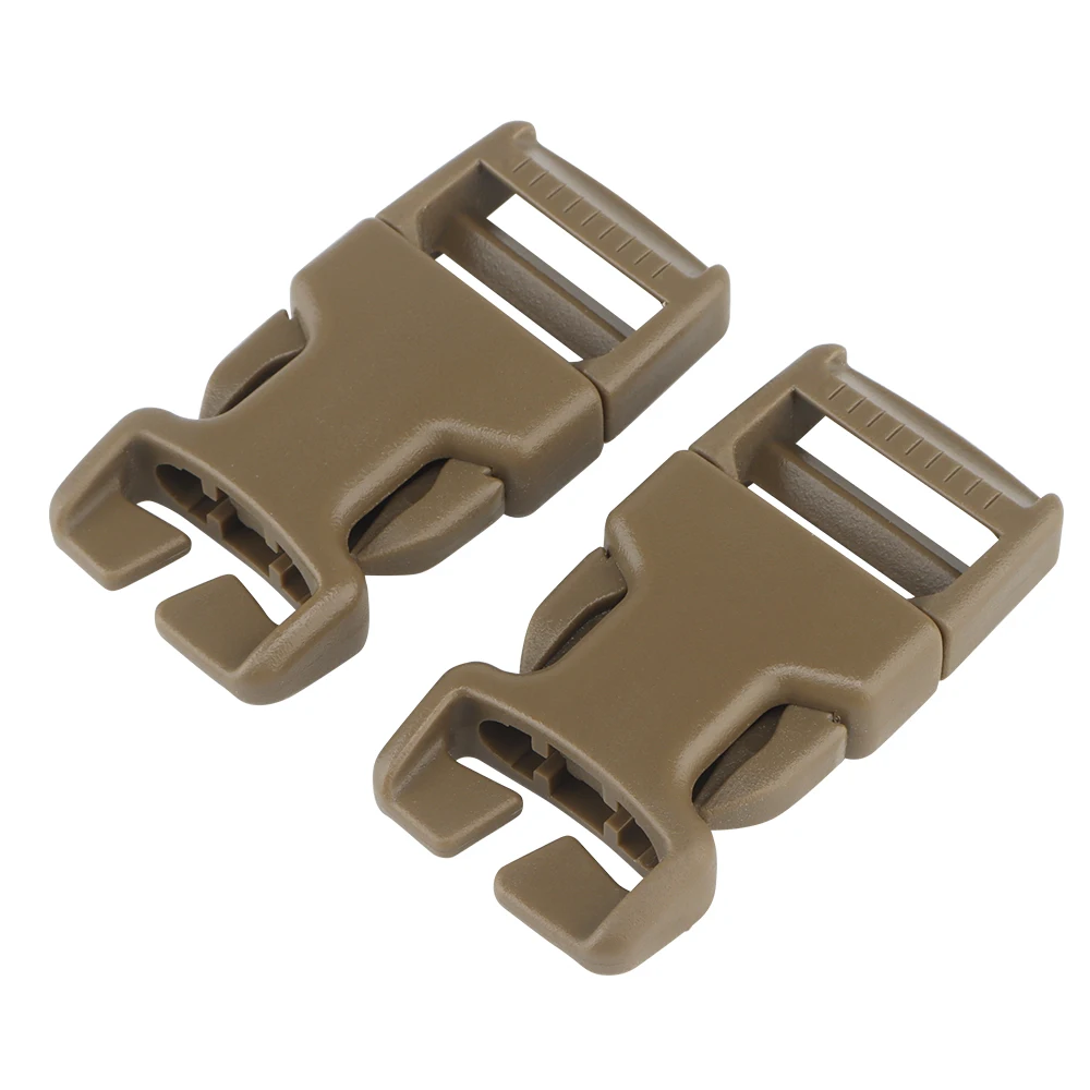 QASM Backpack Buckle G Hook 2.5CM Tactical Quick-Release Buckle for Vest Plate Carrier Airsoft Side Cummerbund Belt Front Panel