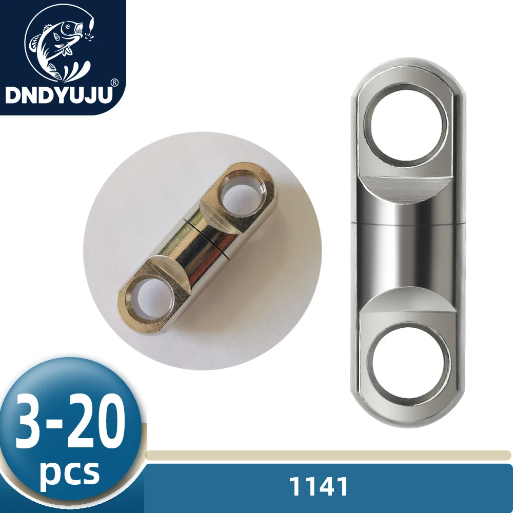 DNDYUJU-rodamiento de pesca de alta resistencia, conector giratorio de barril, accesorios de pesca, herramientas de aparejos, 3 a 20 piezas