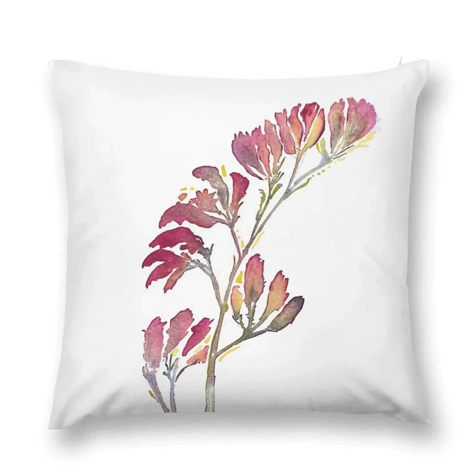 

Burgundy Flowers Blooming Throw Pillow Custom Cushion Photo covers for pillows pillow
