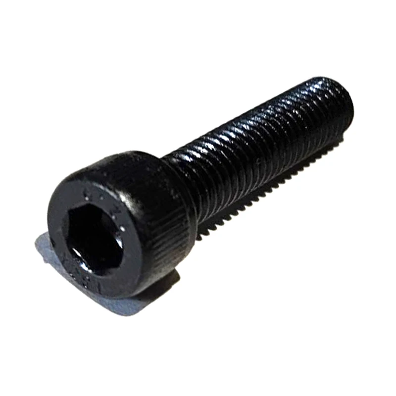 Paquete de 10 tornillos Allen de grado estándar, cabeza hexagonal, Color negro, DIN912, 12,9, M8 x 35mm