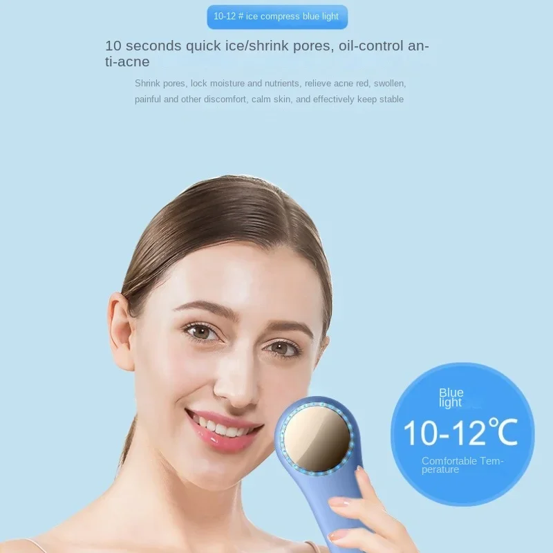 Gratis Verzending Hot En Koude Elektrische Facial Cleaner Siliconen Gezichtsreiniging Instrument Porie Reiniging Verjonging Waterdicht
