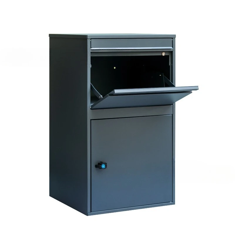 

Small household parcel box, courier cabinet, anti-theft.