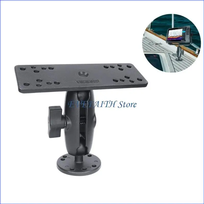 

124B Universal Fish Finder Mount Strong Plastic Metal Bracket For Marine Sonar Devices