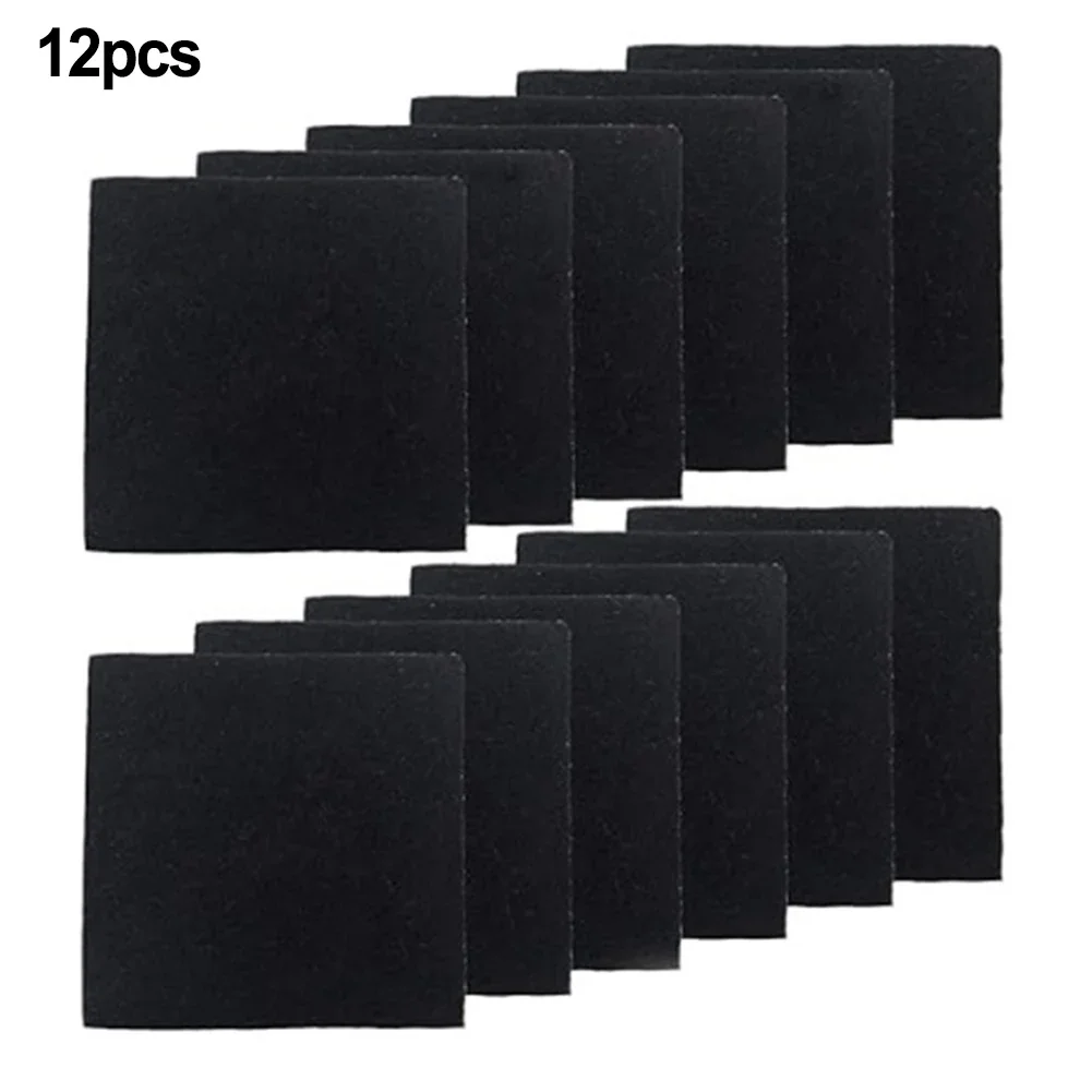 12 Pack Activated Charcoal Filters For SIMPLI-MAGIC Trash Cans Garbage Bins 3.15×3.15 In Replacement Absorbing Filter