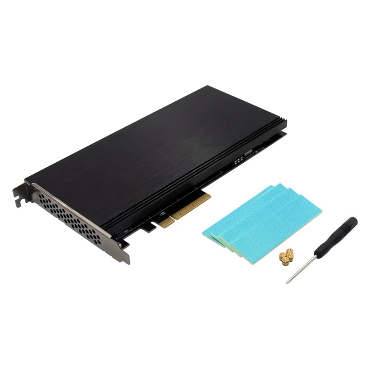 AT87-Server Expansion Card ST5112 PCIe X8 PEX8747 Quad Channel NVMe Server Grade Storage Expansion Card