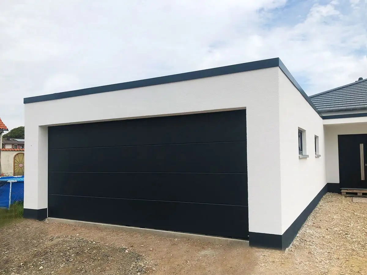 DN Wholesale Door S for Home Sectional Temper Glass Full View Garage Door Aluminum Alloy Garage Door Niestandardowy kolor i rozmiar