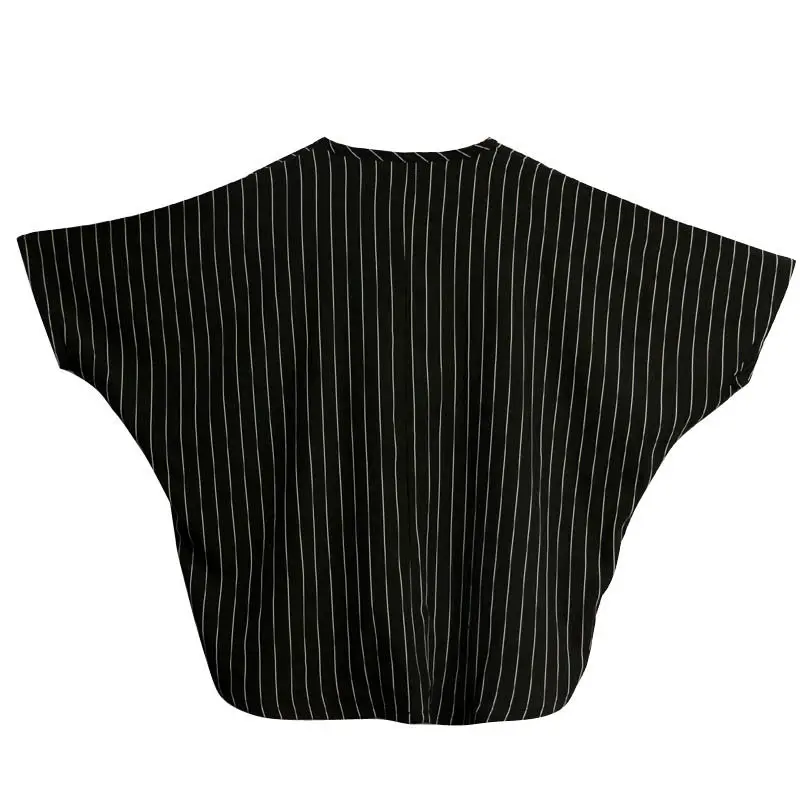 Men's Plus Size Striped Irregular Tops Summer New Short Sleeve O-neck Loose Street Casual T Shirts Fashion Vintage Men Clothing