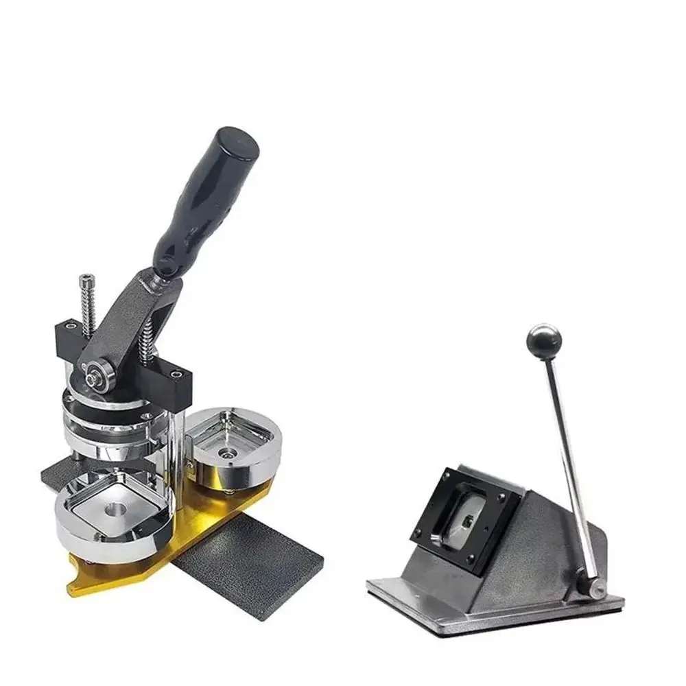 

CX-55 Fridge Magnet Button Maker Machine Metal Square Pin Maker Machine for Refrigerator Magnet,DIY Pin Badge Button Press Kit