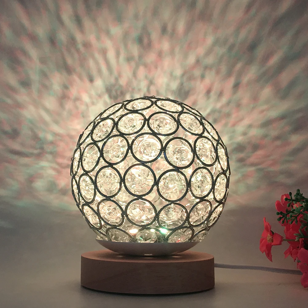 

LED Rattan Ball Table Decor USB Powered Lightweight Portable Bedroom Office Baby Room Desk Night Lamp