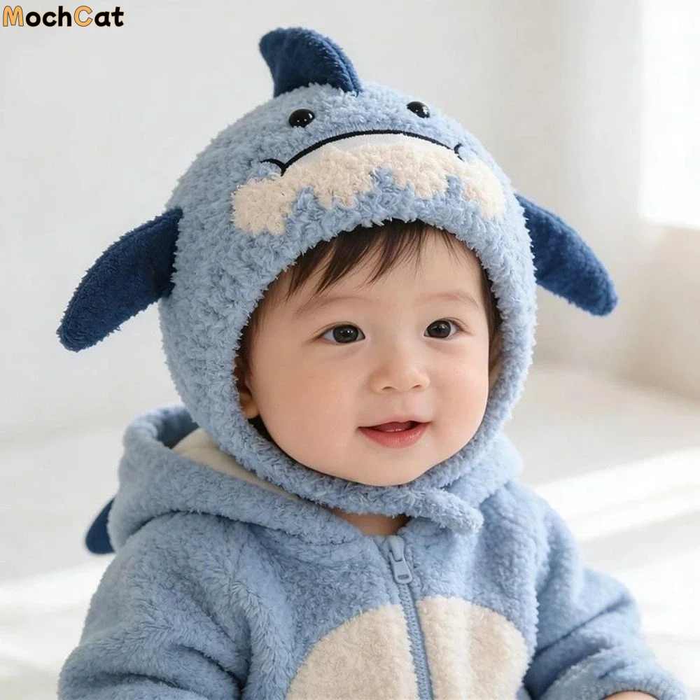 

Милая зимняя вязаная шапка для малышей, дышащая, морозостойкая, плюшевая, ветрозащитная, теплая, с защитой ушей