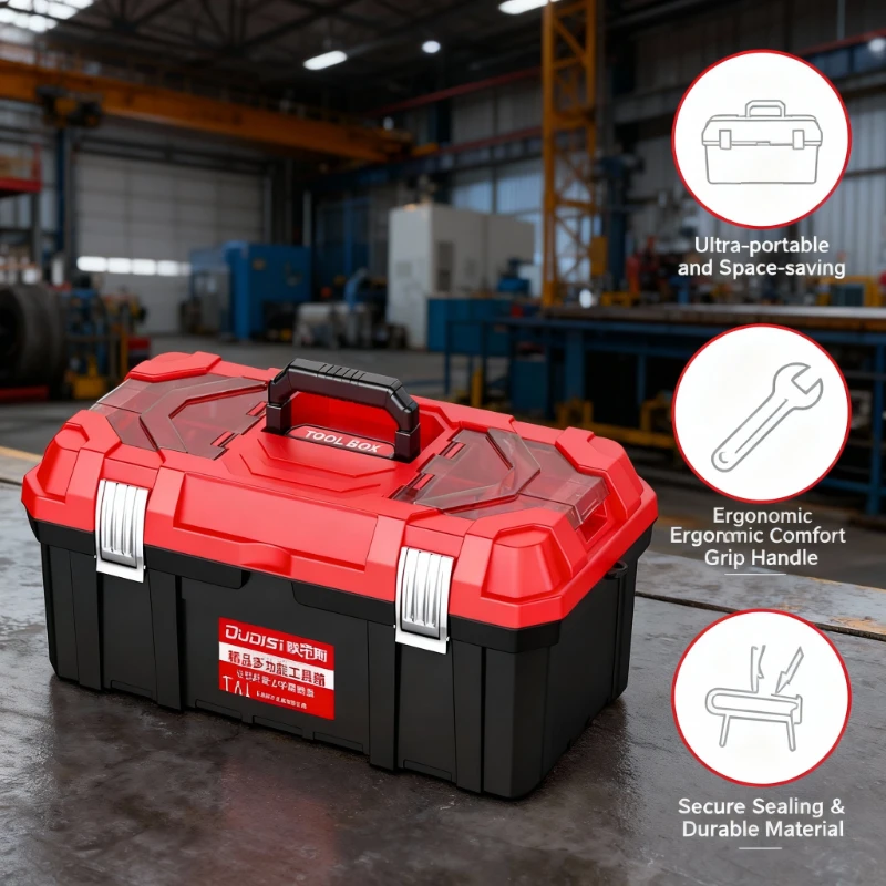 

Сверхмощный портативный запираемый металлический ящик для инструментов, вращающийся сундук, органайзер для хранения инструментов для механика, гаражная мастерская, Cassetta Attrezzi