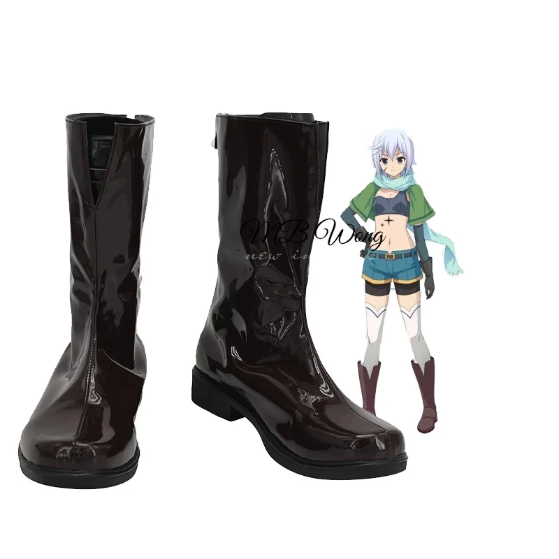 Kono Subarashii Sekai ni Shukufuku wo Erisu Cosplay Shoes Boots Game Anime Halloween Costume Accessories Custom-Made