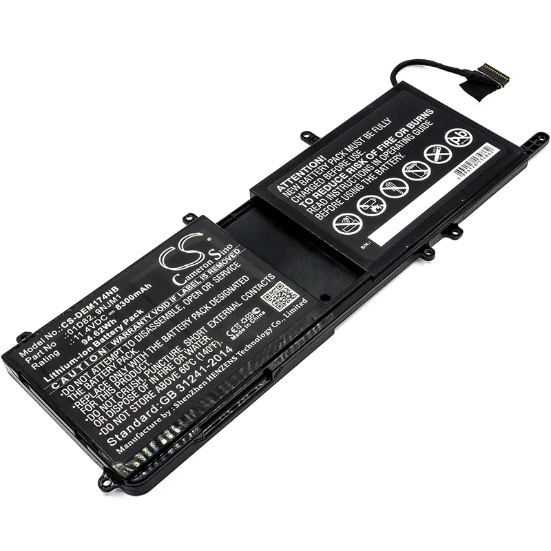 Replacement Battery for DELL  Alienware 15, Alienware 15 2018, Alienware 15 R3, Alienware 15 R4, Alienware 17 ALW17C-D3736S