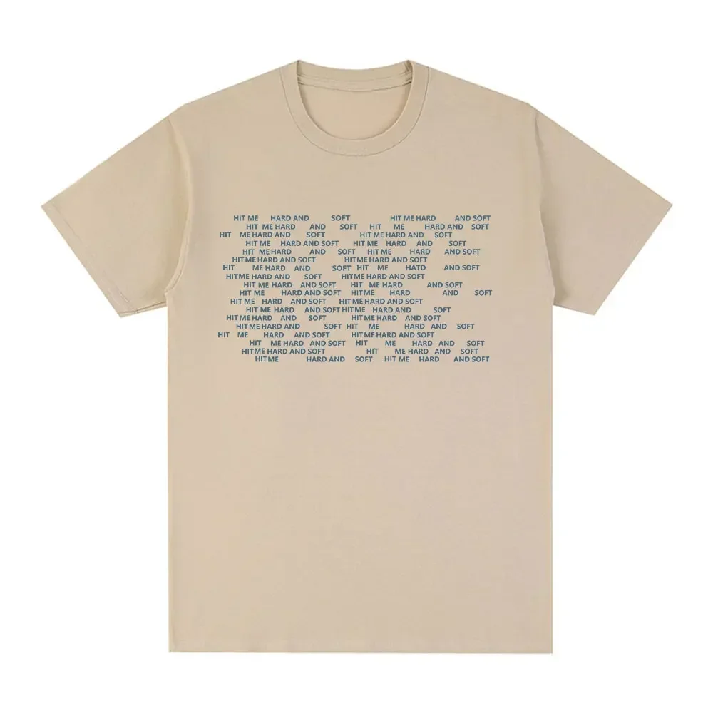 Hit Me Hard and Soft 2024 Tour Tshirt Womens Fashion Hip Hop Tshirt Loose Short Sleeve Tshirt Fan Gift Top