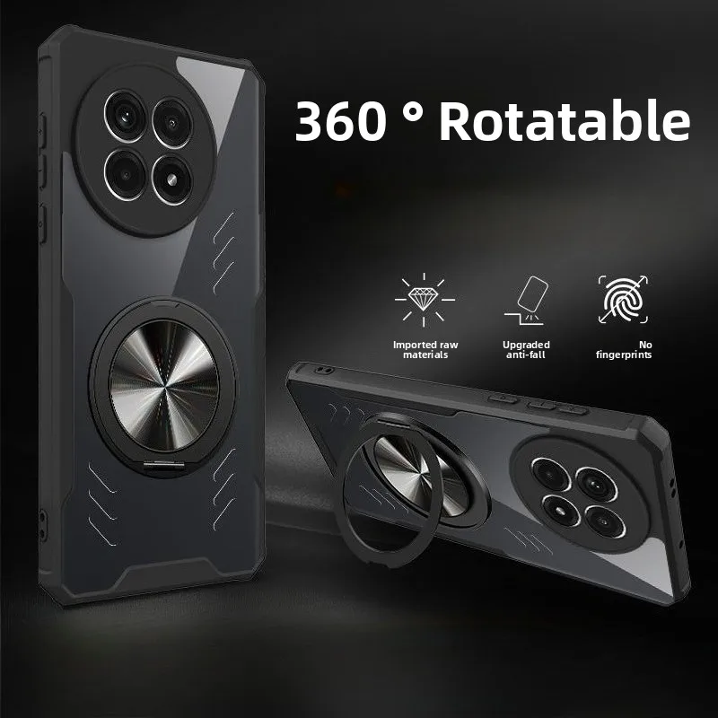 

For OnePlus 13 13R 12 11 Ace 5 Pro Case Luxury Magnetic 360%Rotating Stand Cover For OnePlus 13 Cooling Anti-fingerprint Funda