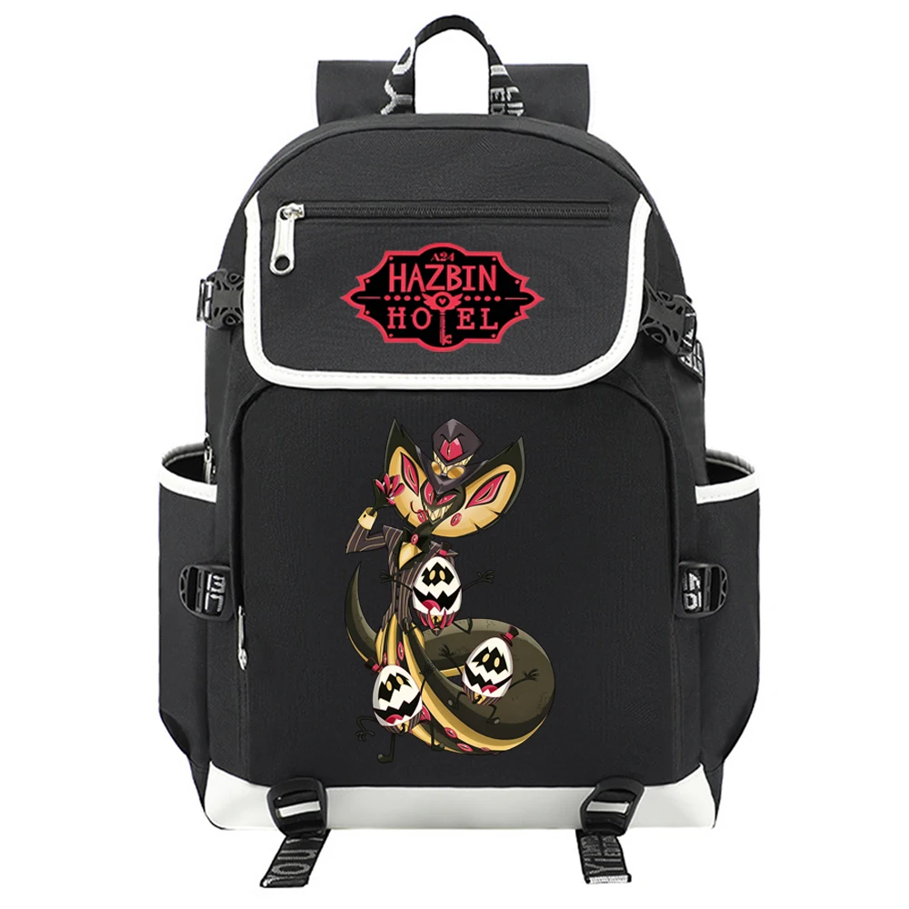 กระเป๋าเป้สะพายหลัง Hazbin Hotel Vaggie รุ่นฮิตปี 2025 สำหรับใส่แล็ปท็อป เหมาะสำหรับวัยรุ่น นักเรียน นักศึกษา ทั้งชายและหญิง ใช้เป็นกระเป๋าหนังสือหรือเป็นของขวัญ