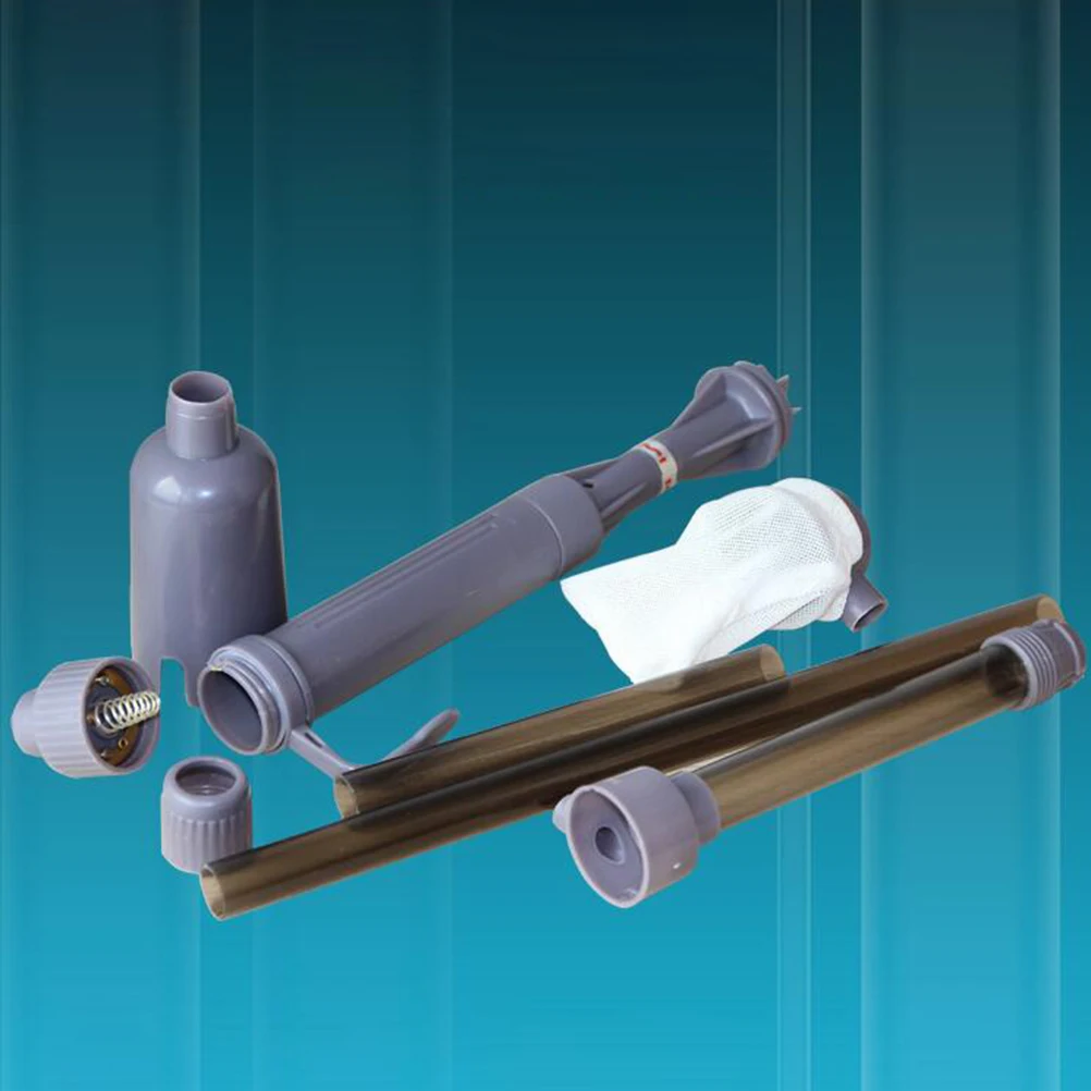 

Electric Aquarium Cleaner for Fish Tank Gravel Vacuum Siphon Water Filter Detergent Syphon Pump Adjustable Height Easy Use