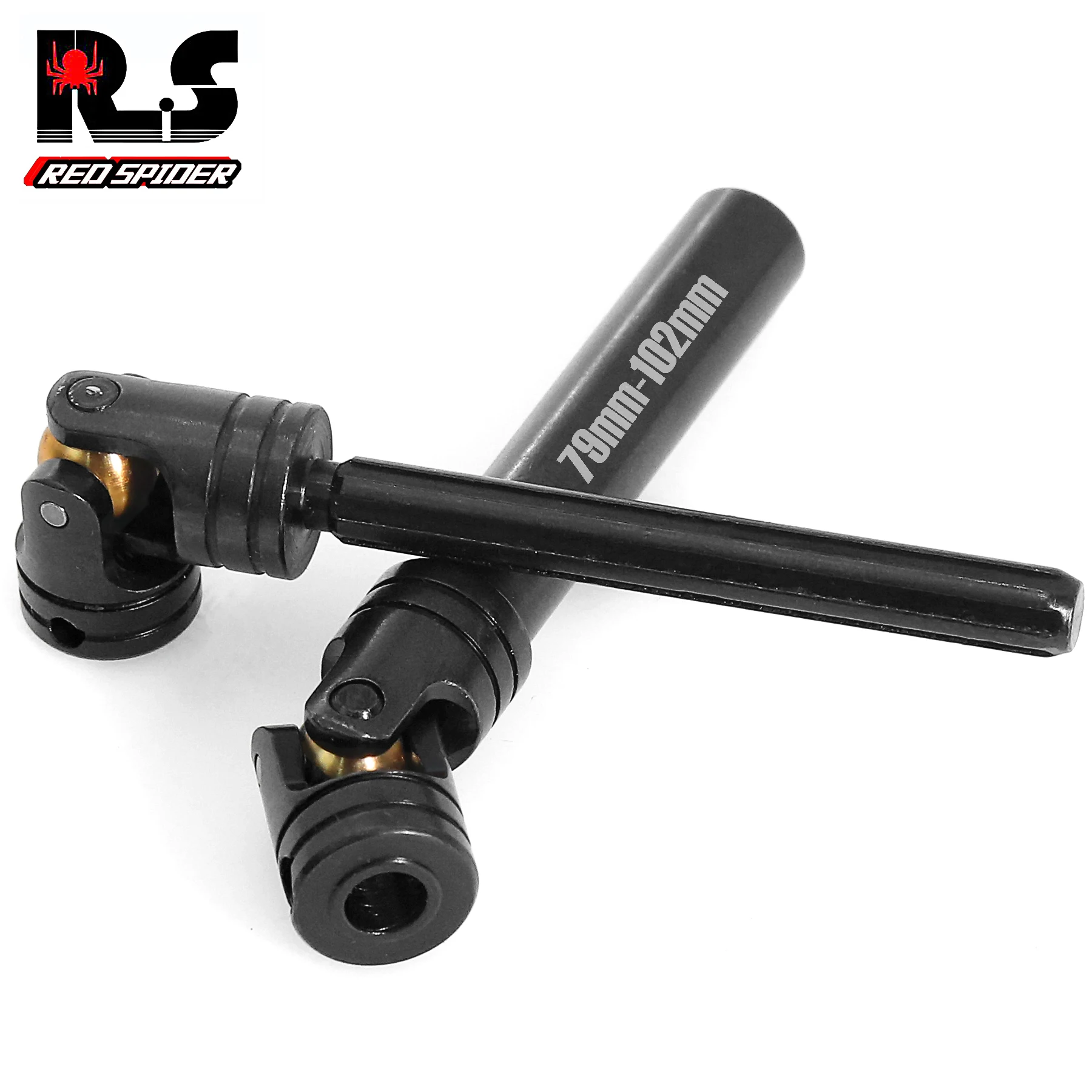1/10 RC Crawler Car Universal Drive Shaft Stainless Steel Heavy-Duty Driveshafts for 1:10 Car CC01 TRX4 SCX10 II RC4WD Gen8