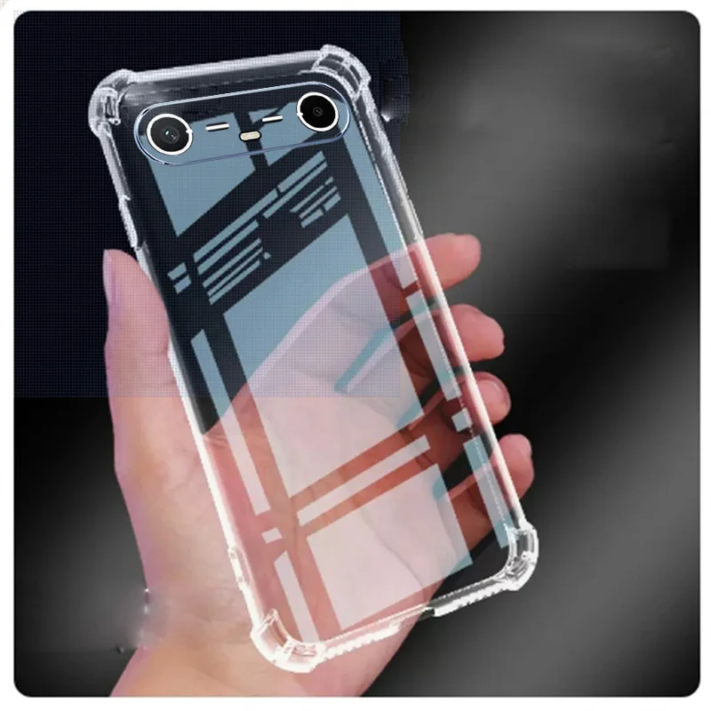 EUCAGR Für Tecno Spark Slim SparkSlim Airbag Voller Schutz TPU Weiche Zurück Fall Für Tecno Pova Slim PovaSlim Schutzhülle