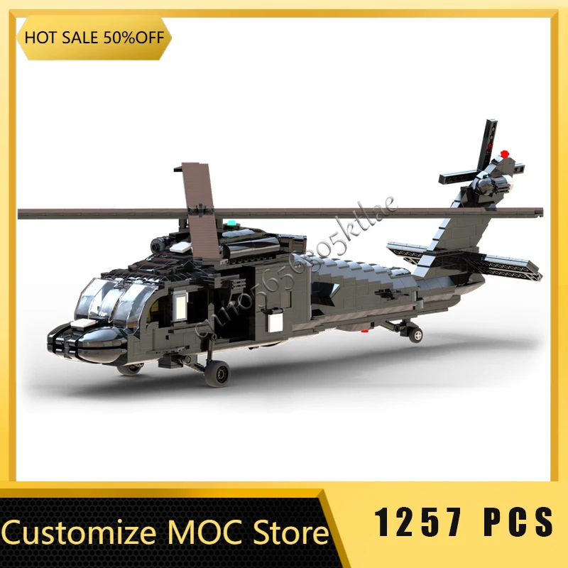 

1257 детали, медицинская логистика, модель вертолета, MOC, строительные блоки, кирпич, креативная сборка, игрушки для детей, подарки на день рождения