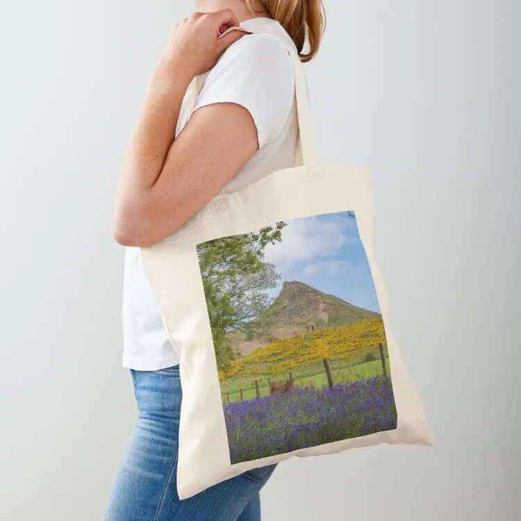 

Roseberry Topping Bluebells Tote Bag reusable shopping bags Shopper bag tote bag woman eco pack