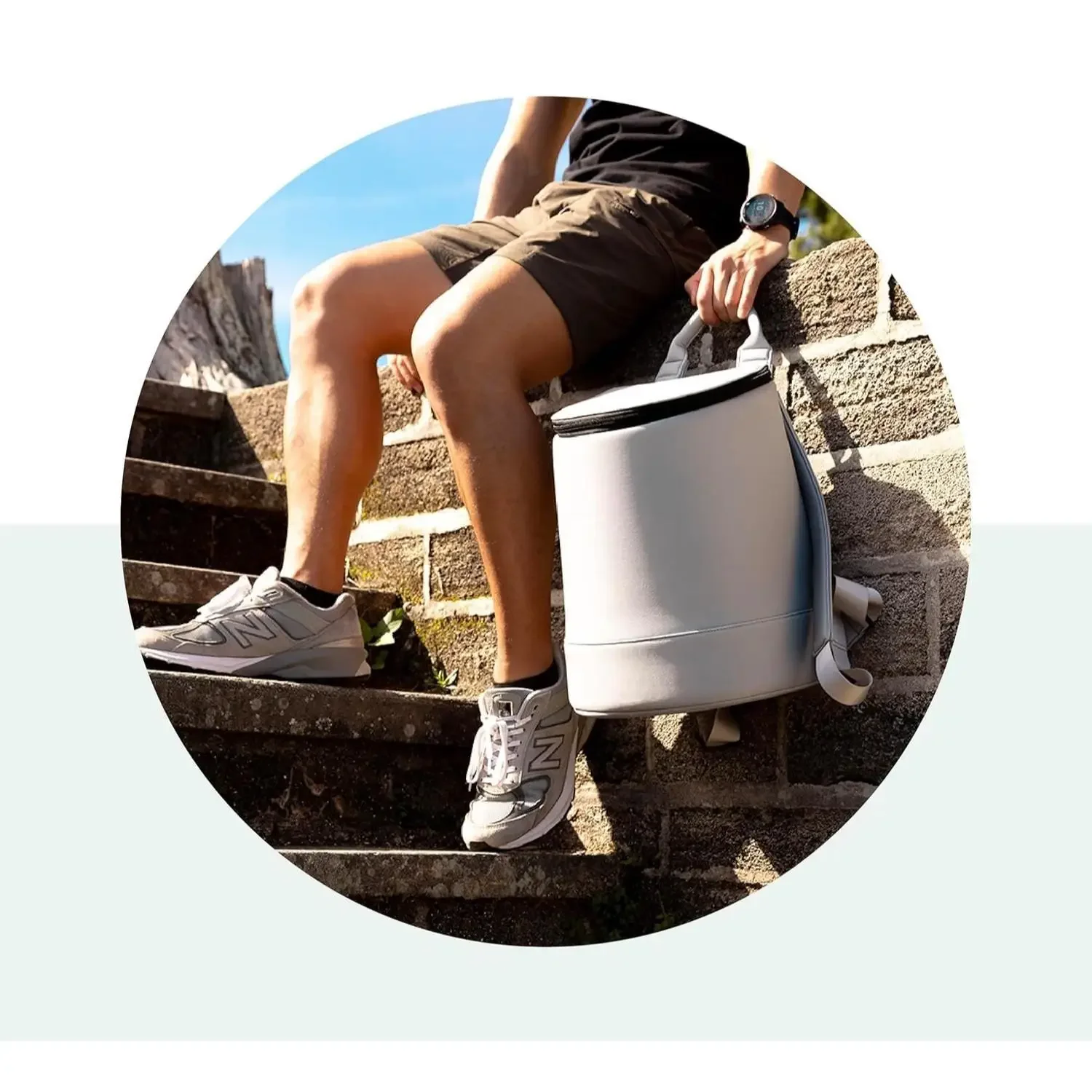 YOU-Cooler バックパック、防水・漏れ防止断熱バッグ、ワイン、ビール、アイスパックに最適、晴れたビーチの日や週末に
