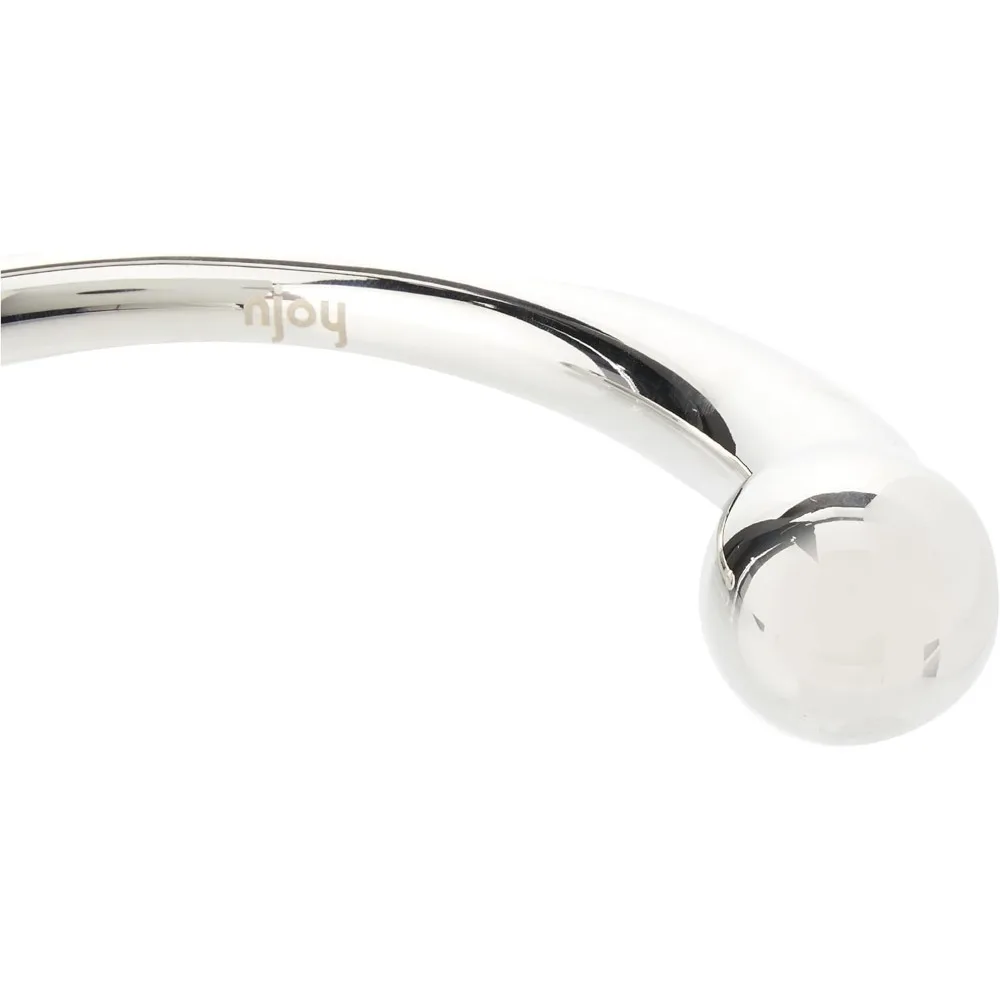 عصا معدنية G-Spot للبالغين، 7.5 بوصة، فولاذ مصقول