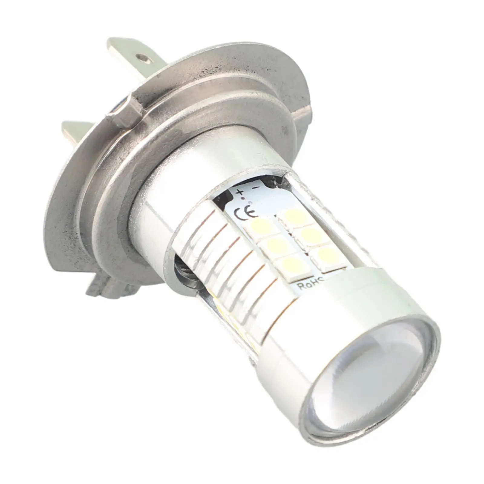2x H7 LED Headlight Bulb Kit High/Low Beam Super Bright 6000K White High Power Fog Light Bulb Waterproof Heat-resistant Parts