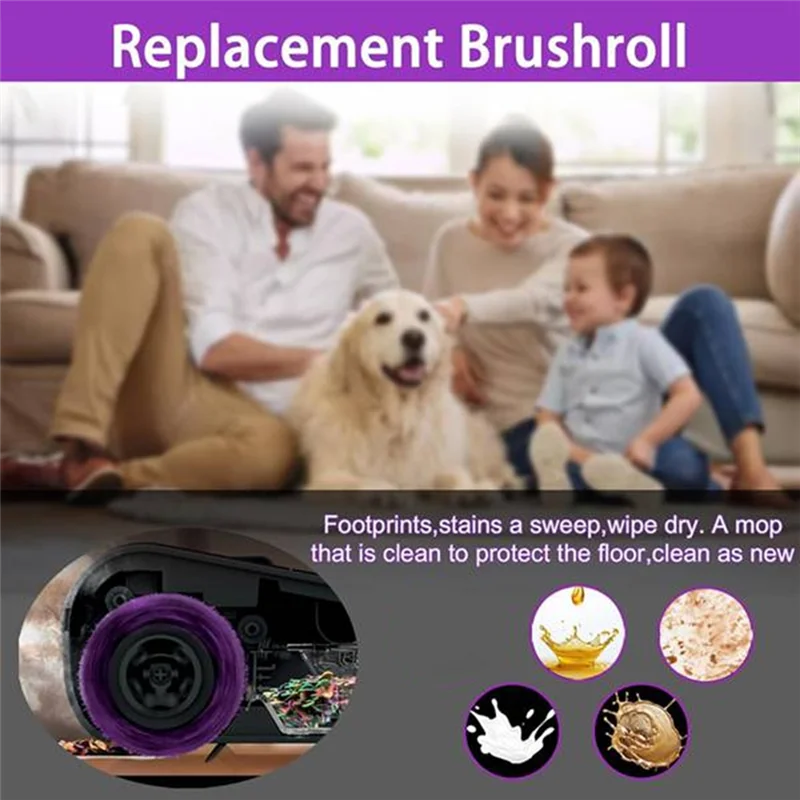 AB43-لسمك القرش SD200/SD201/SD201C/SD201Q/SD205 أجزاء المكنسة الفرشاة الرئيسية مع فرشاة التنظيف