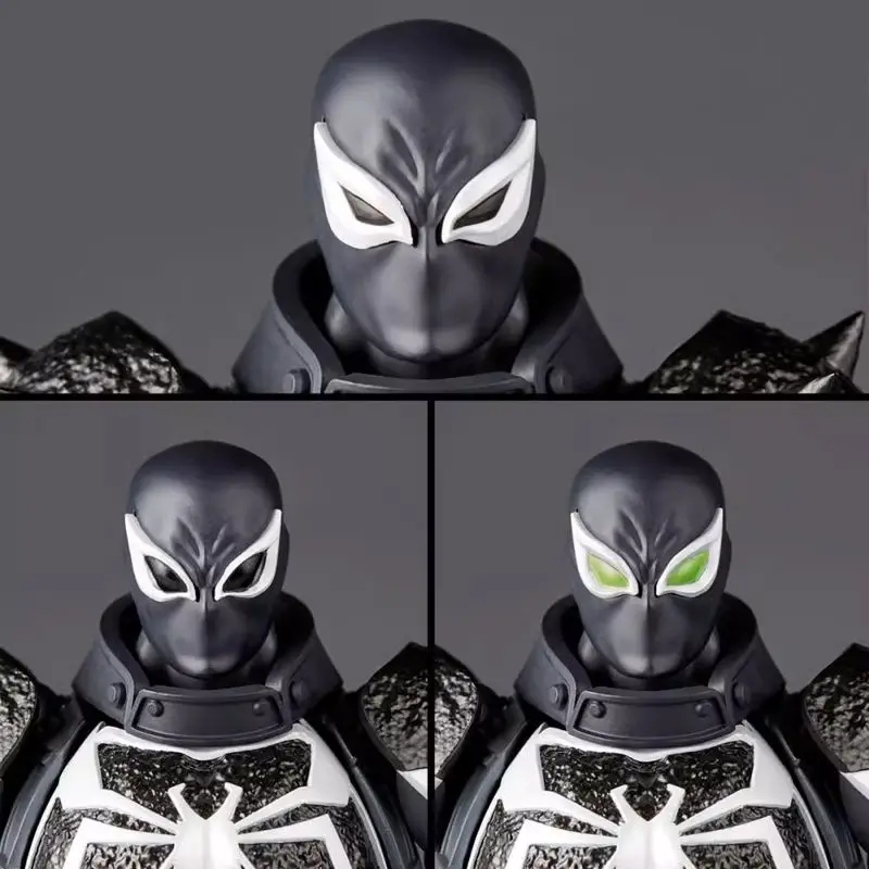 AMAZING YAMAGUCHI Agent Venom KAIYODO Symbiote Deadpool Flash Comics Action Figure Toys Collection Model Doll Toys Kids Gift