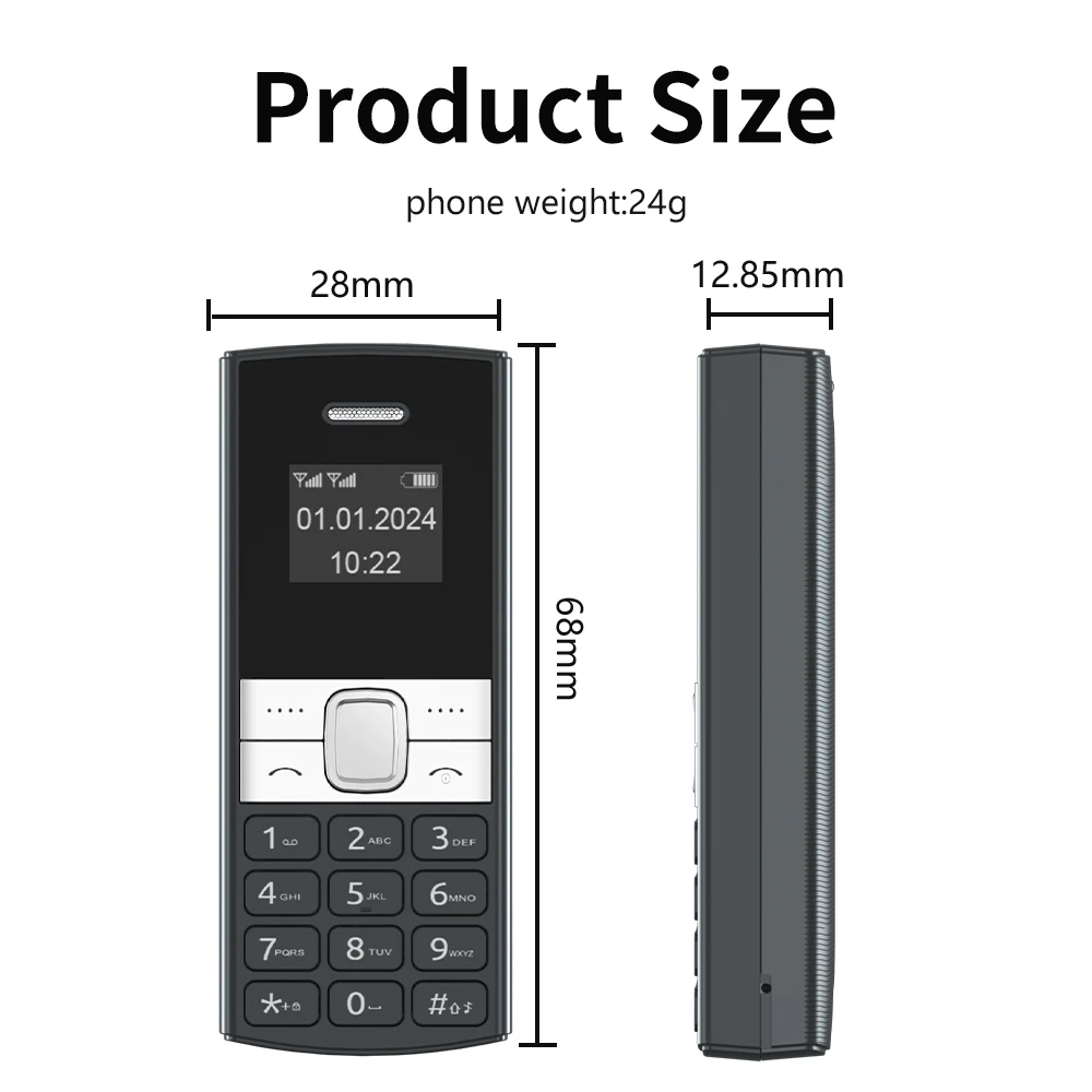 SERVO BM150 Dual SIM Mini Mobile Phone Magic Voice Bluetooth Dialer Speed Dial Call Recording Little Mobile Cellphone for Backup