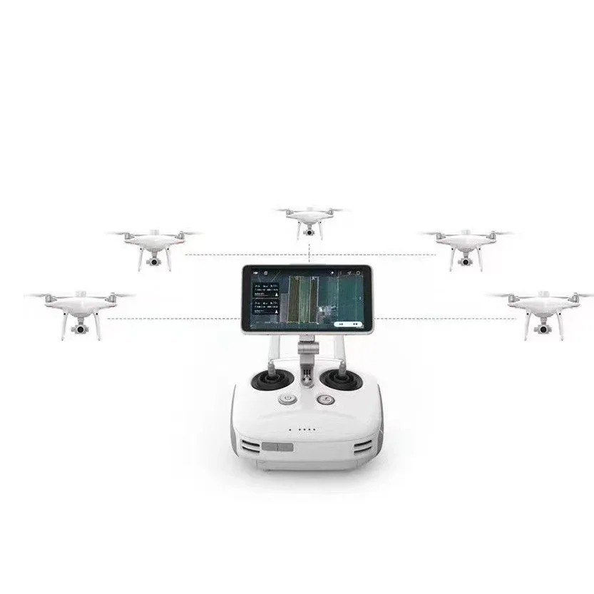 Professional Level RTK Mapping Drone with 2 Flight Batteries,Remote Control with Screen for DJI Phantom 4