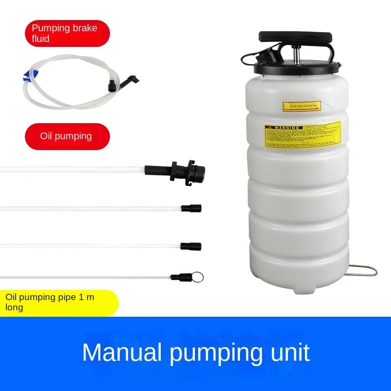 15L Oil Extractor Pump Pneumatic Manual Vacuum Fluid Extractor for Automotive Fluids Vacuum Evacuation