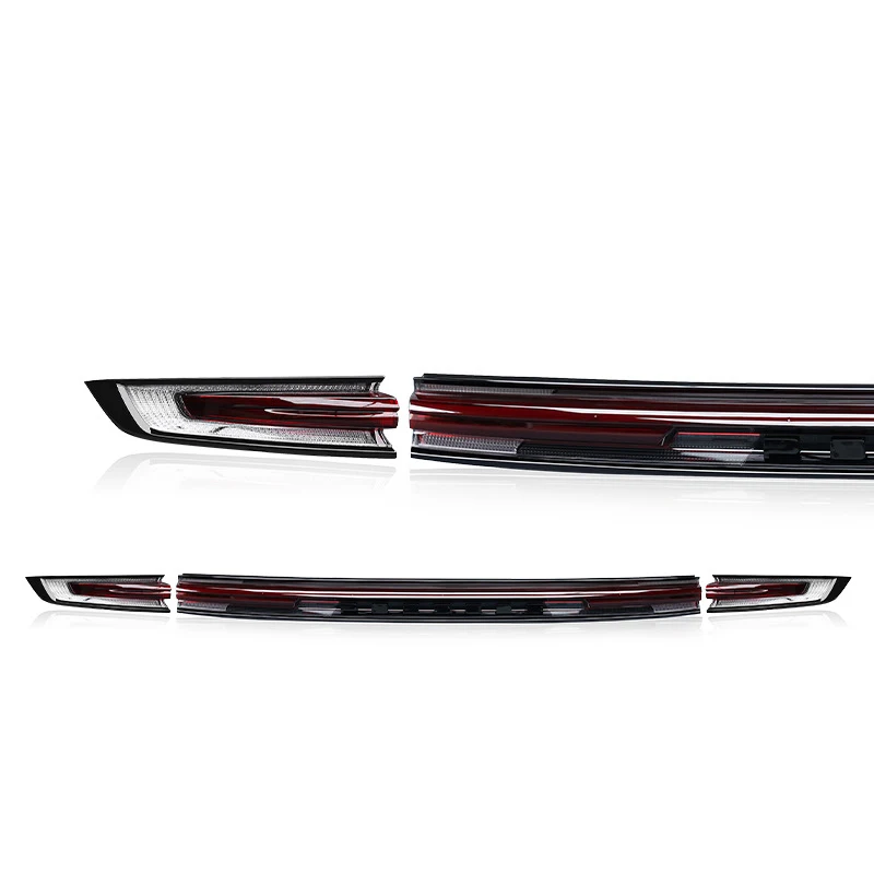 Car Tail Light Assembly For Porsche Cayenne 2011-2017 Car Rear Lamp LED Through Taillight Car Modification Taillights Brake Lamp
