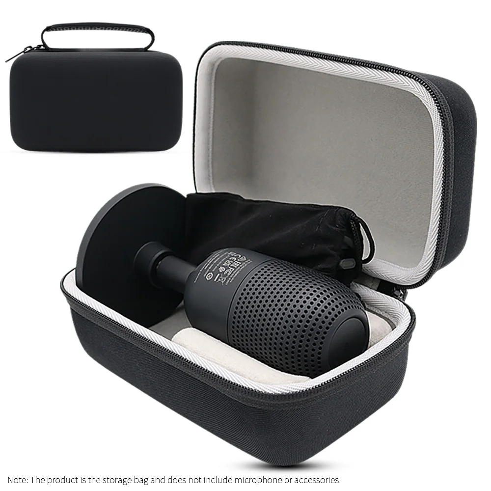 

for Razer Seiren V3 Mini Microphone Storage Bag V3 mini Hard EVA Box Portable Bluetooth K Song Travel Carrying Case