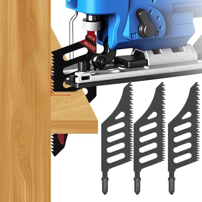 Irregular Curve Jigsaw Blades Specialty Shaped Hollow Cut Saw Blades  Wood Cutting Durable Tooth Smooth Finish Manual Use DIY