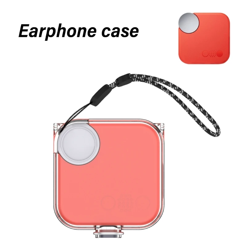 Clear Earbud Case Small Earphone Storage Bag Small Protective Earbud Case Water Resistant Storage Case for CMF Earbud H8WD