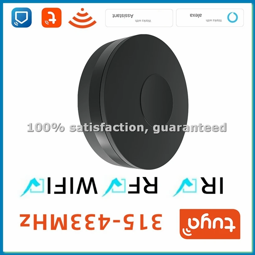 

Tuya Smart RF IR Remote Control WiFi Smart Home Infrared Controller for Air Conditioner TV Wireless Remote Control-ABWO