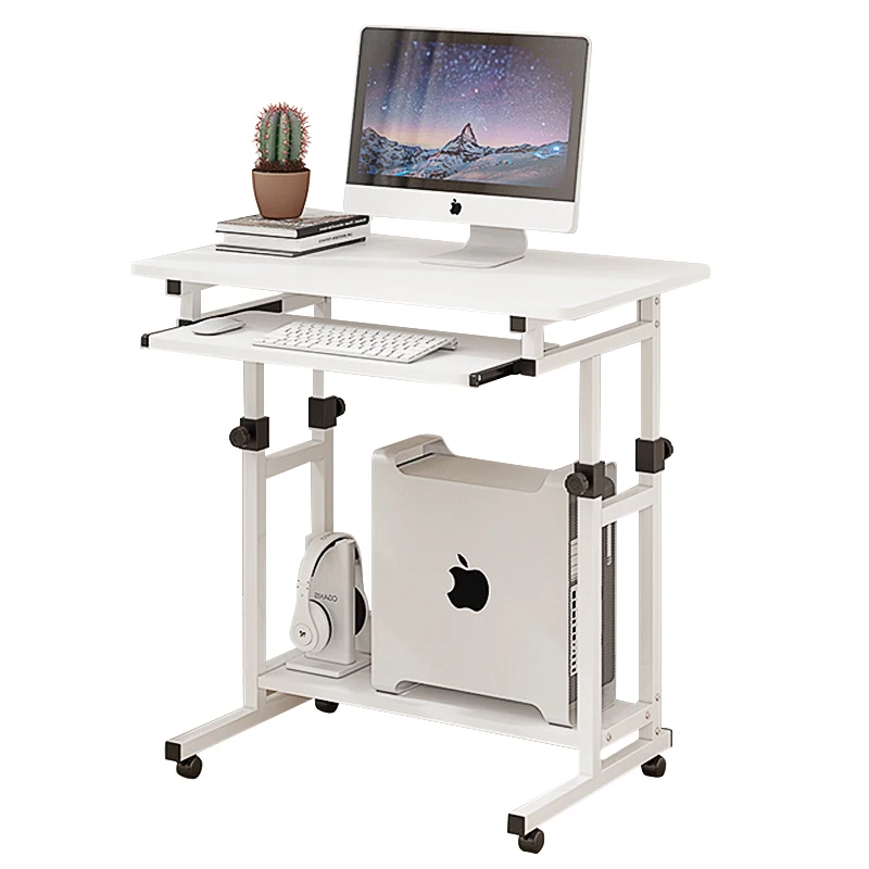 Lifting Desktop Computer Desk Movable Lazy Bedside Table Household Simple Small Table Bedroom and Household Student Desk