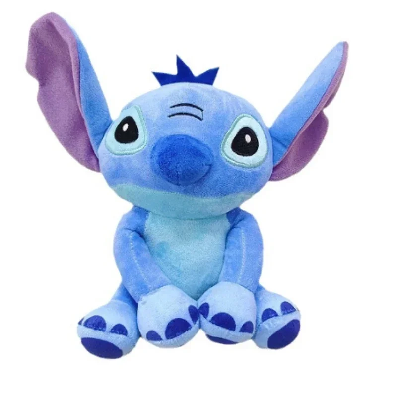 **2025 20cm Disney Cartoon Blue Pink Stitch Plush Dolls Anime Toys Lilo and Stitch Plush Pillow Appease Toys* Xmas Gifts