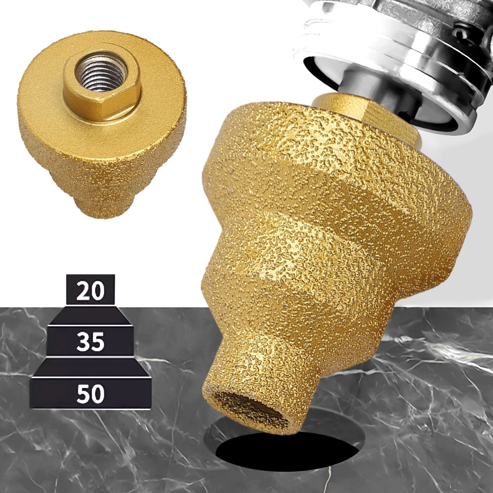 

3/4pcs Step Drill Bit For Wood Aluminum Metal 20/35/50mm Step Drill Bit Straight Flute Milling Cutter Metal Marble Hole Opener