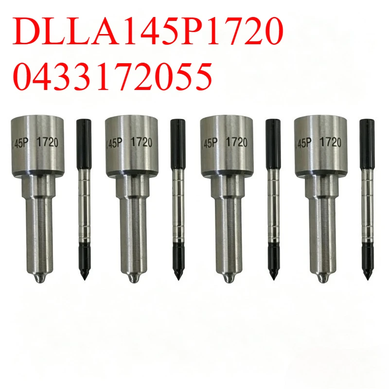 4Pcs Common Rail Fuel Injector Nozzle DLLA145P1720 0433172055 For NISSAN Paladin Xterra 2.5D 0445110317